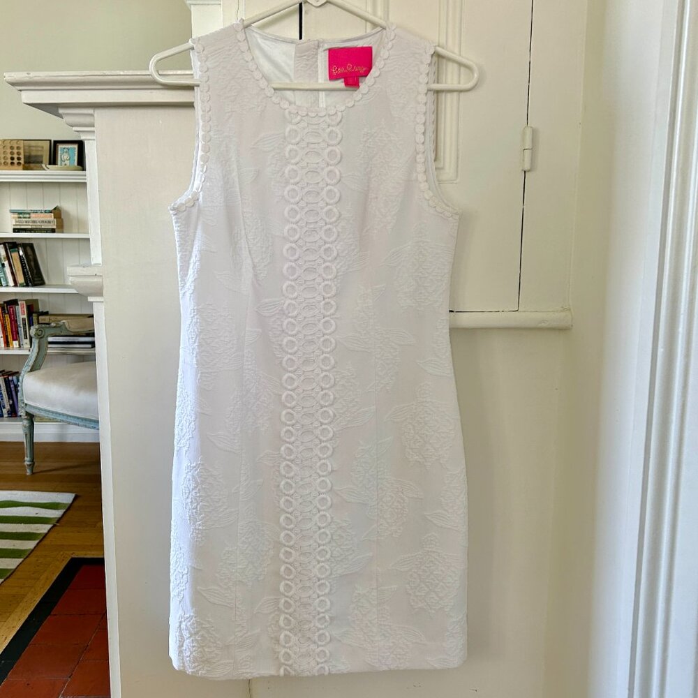Lilly Pulitzer White Shift Dress - Size 2